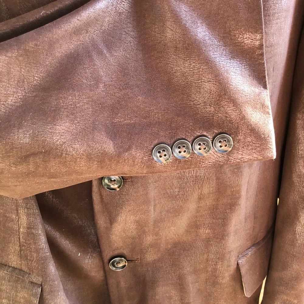Emanuel Ungaro Brown Semi shiny Jacket 46R